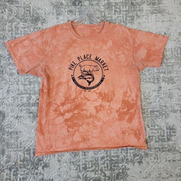 Unbranded Tops - Pike Place Market Shirt Women's Medium Tie Dye Seattle Washington Casual